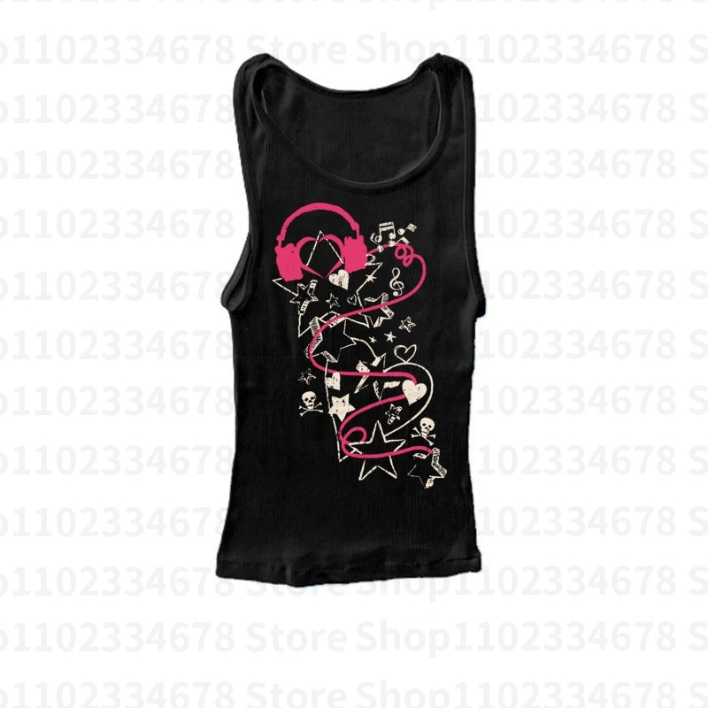 Y2K music tee