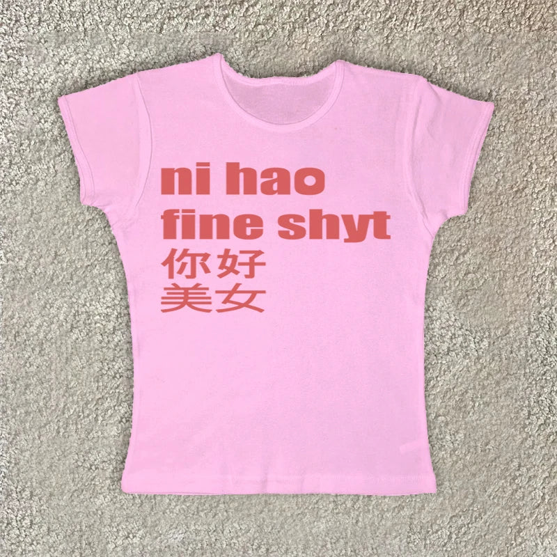 Ni hoa fine shyt low rise shorts
