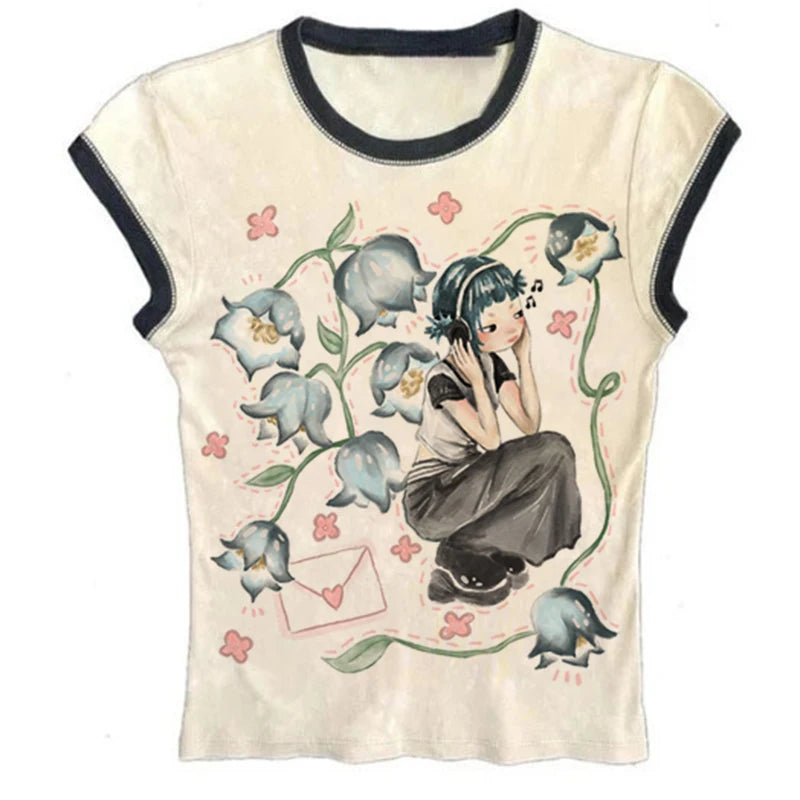 Y2KAesthetic Baby Tee