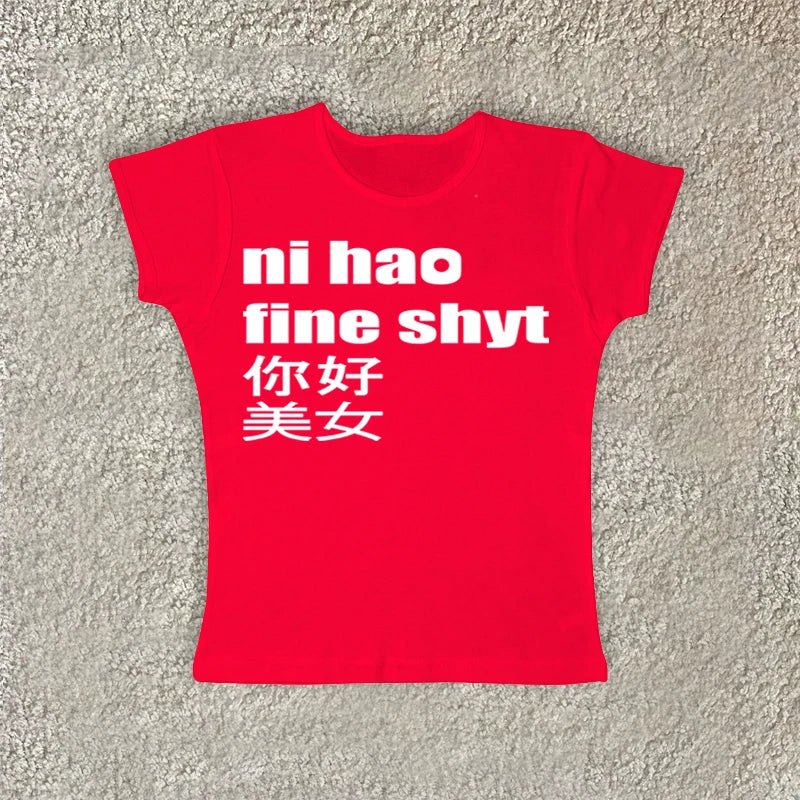 Ni hoa fine shyt low rise shorts