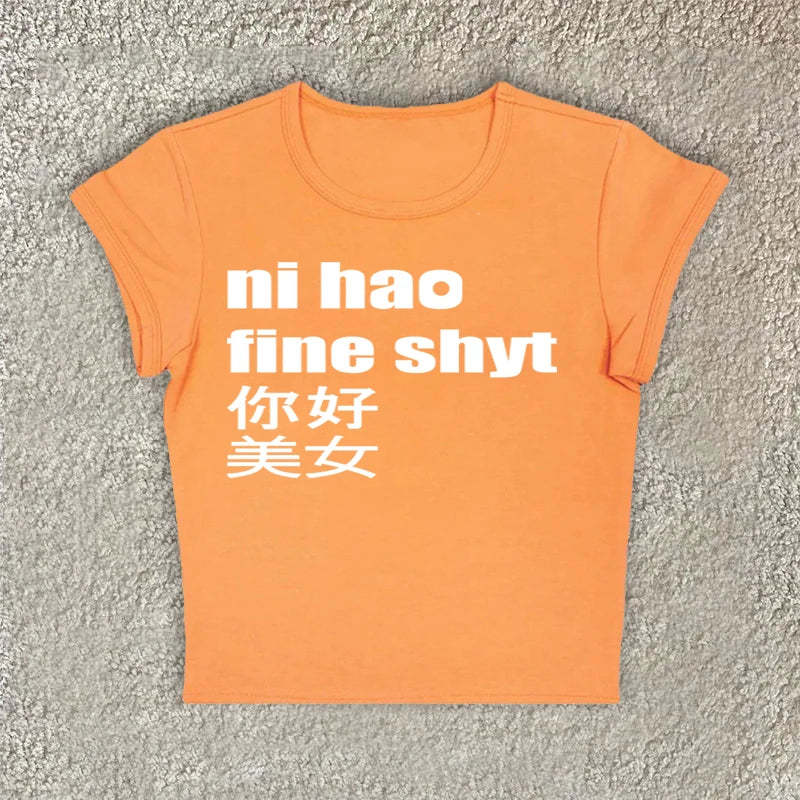Ni hoa fine shyt low rise shorts