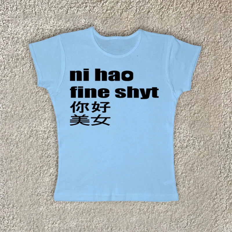 Ni hoa fine shyt low rise shorts