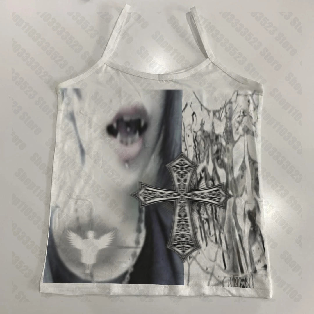 Gothic vamp tank