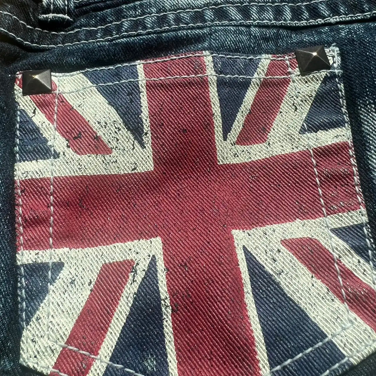 Y2K Retro British Style Flag Graphic Print Mini Shorts ts