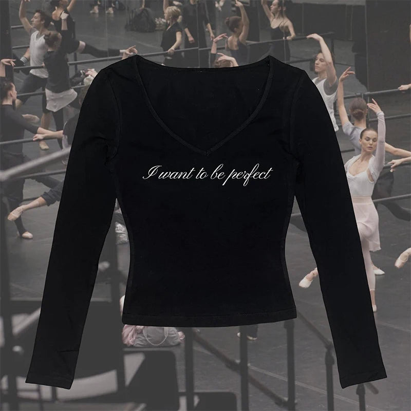 I want to be perfect Longsleeve
