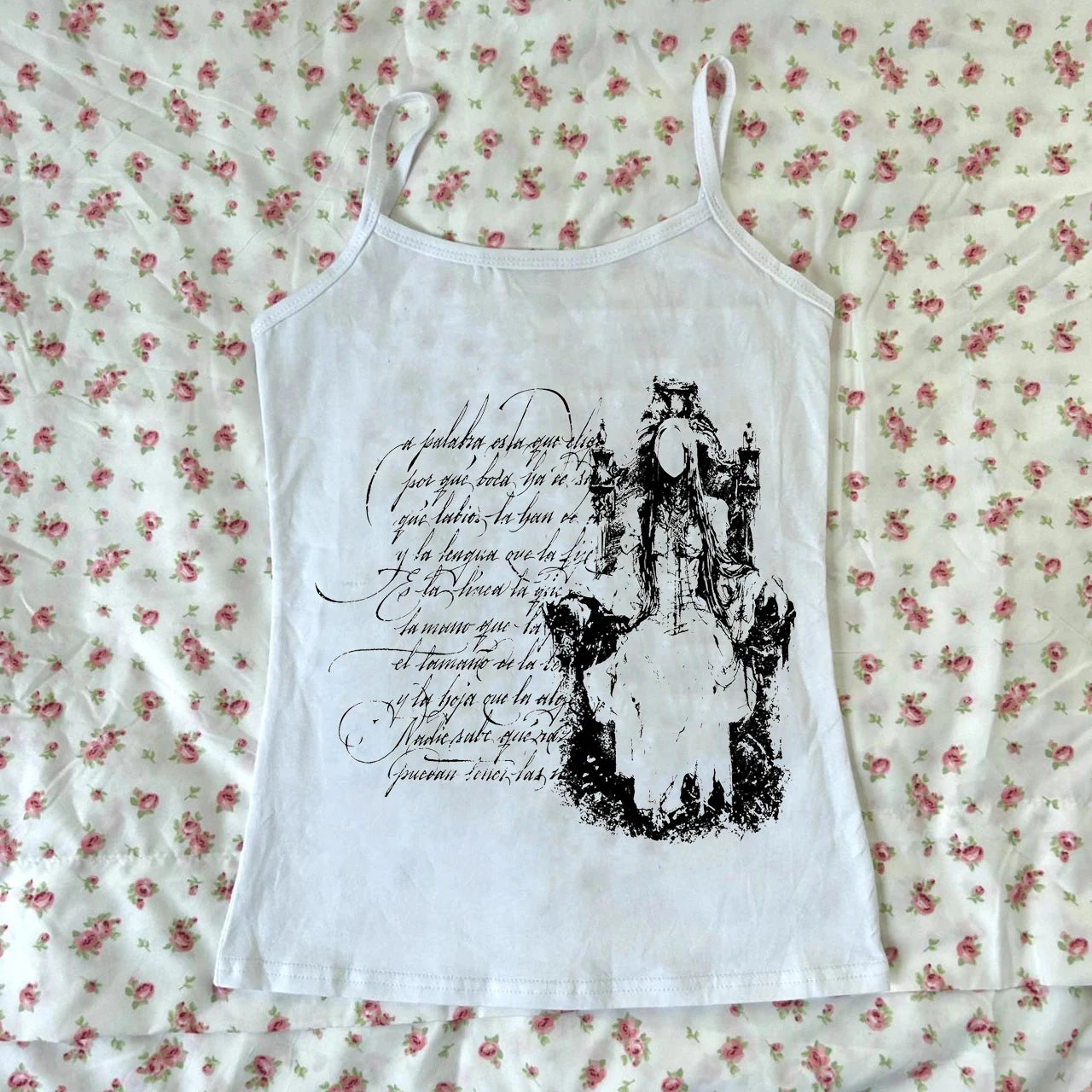 Y2k Style Aesthetic Gothic tank top