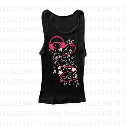 Y2K music tee