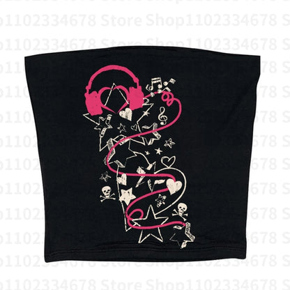 Y2K music tee