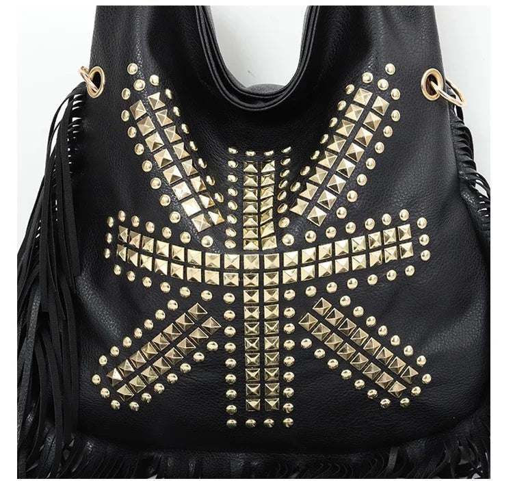 Shoulder Bag studded
