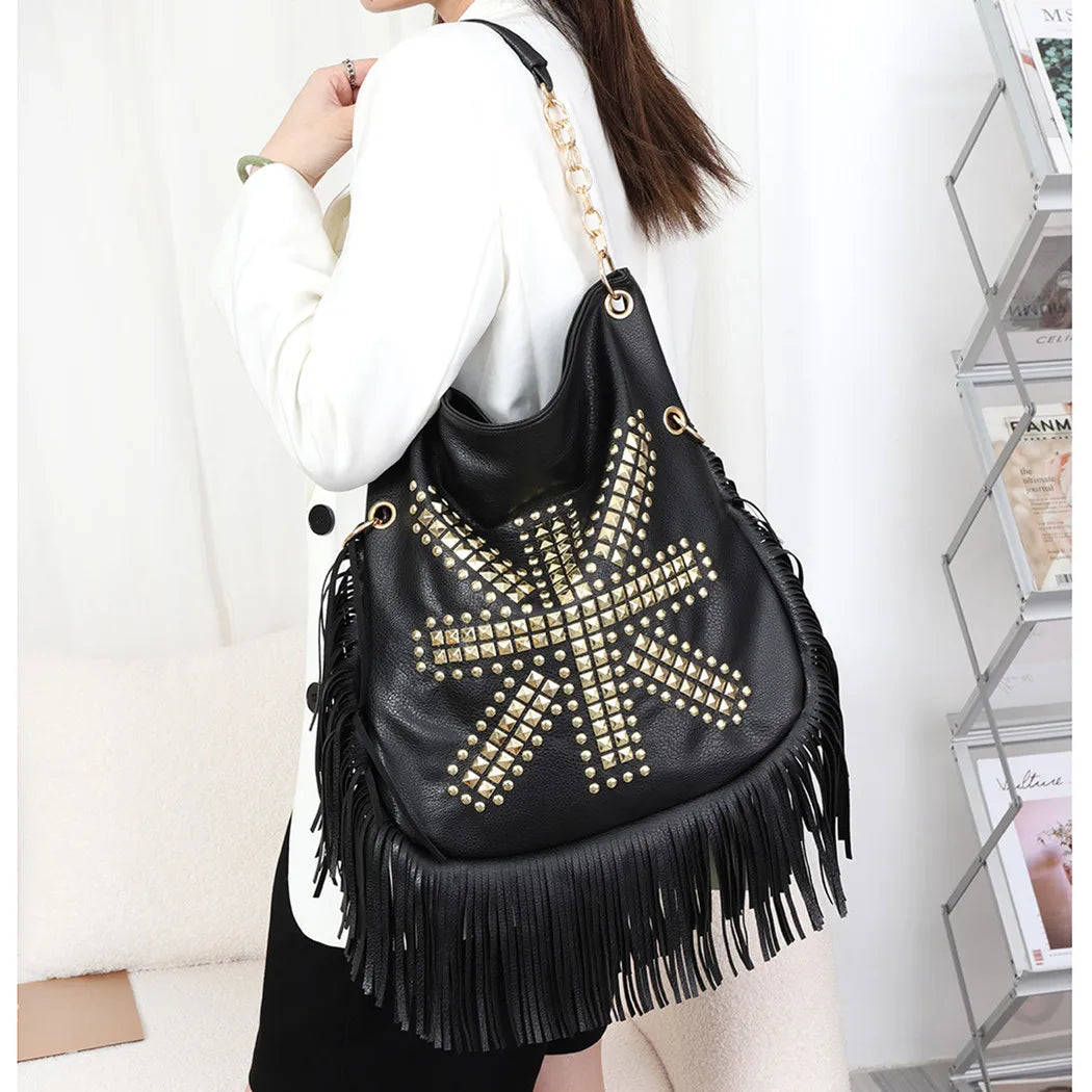 Shoulder Bag studded