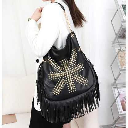 Shoulder Bag studded