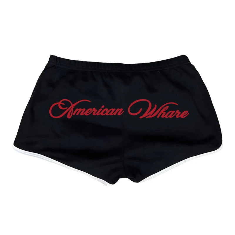 American whore shorts camo