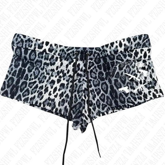 Animal print shorts