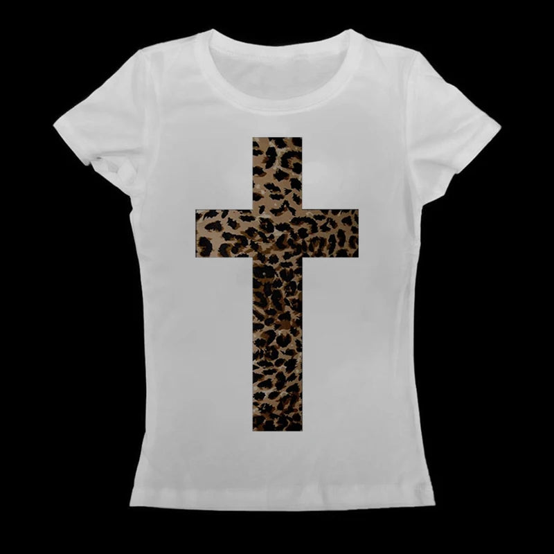 Cheetah cross tops