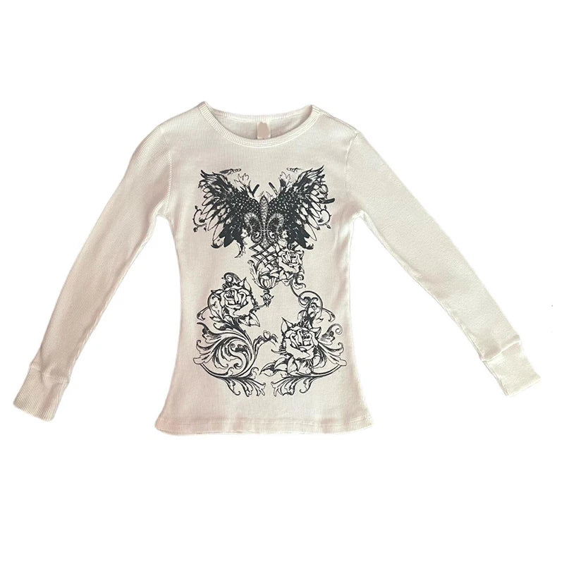 2000s Aesthetic Goth Longsleeve