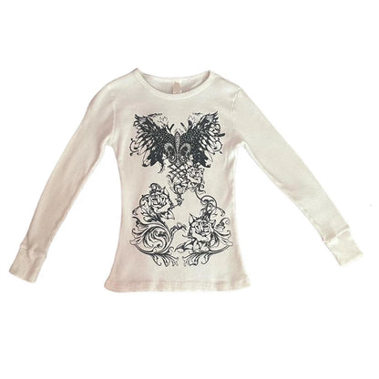 2000s Aesthetic Goth Longsleeve