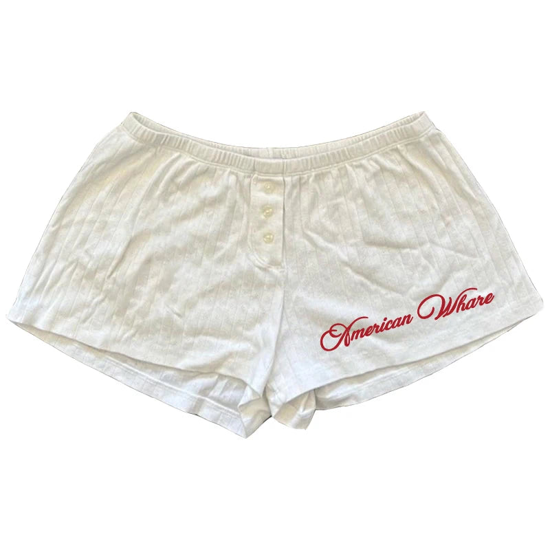 American whore shorts camo