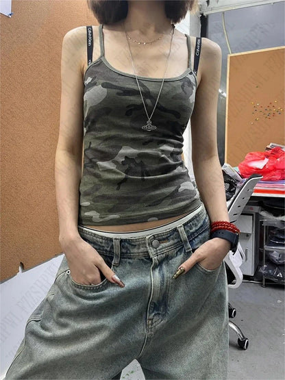 Low rise shorts camo