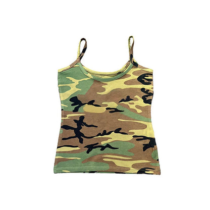 Low rise shorts camo