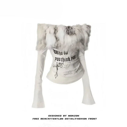 Fur Collar Longsleeve