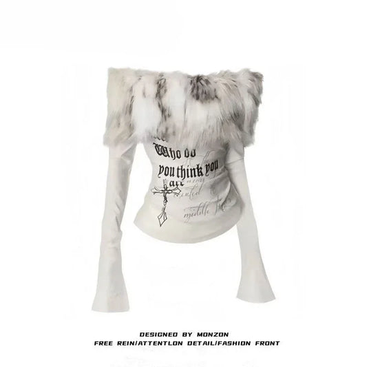 Fur Collar Longsleeve