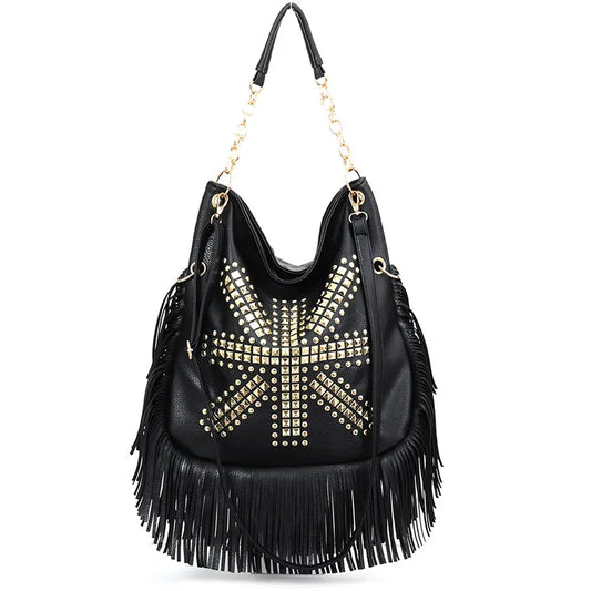 Shoulder Bag studded