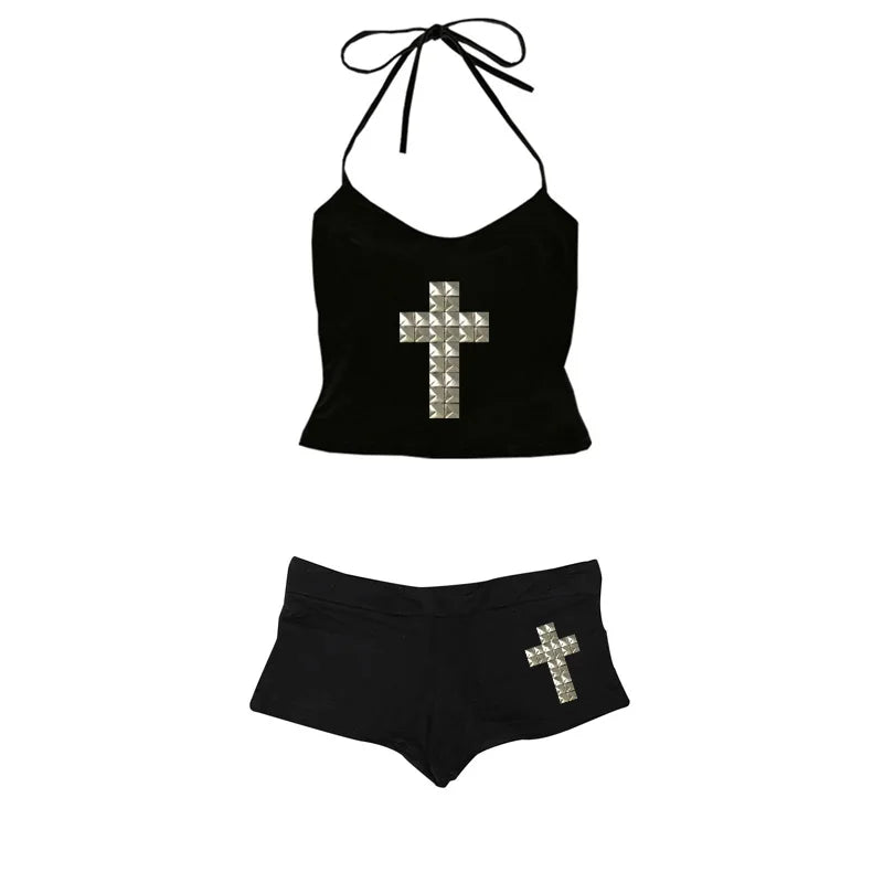 Studded 2 pc