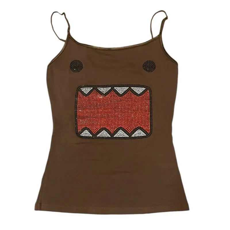 Rhinestone Domo tank