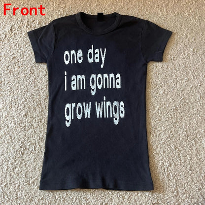 Angel wing tee
