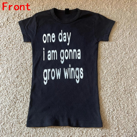 Angel wing tee