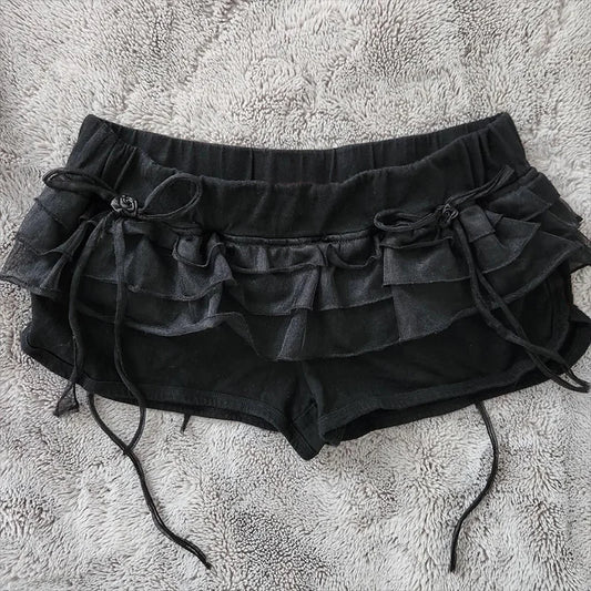 ruffle shorts