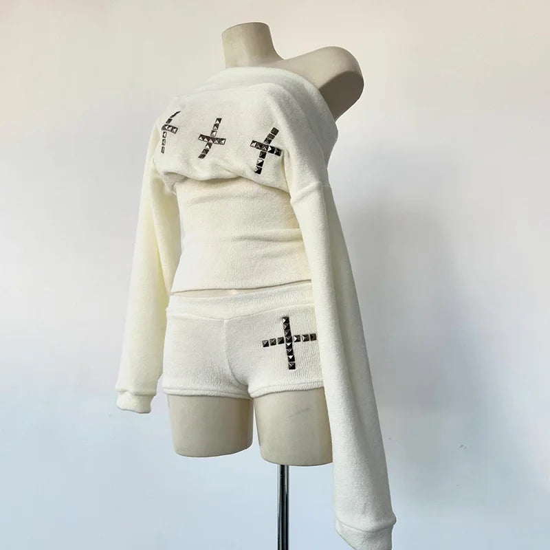 Knit Studded set