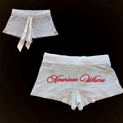 American whore shorts camo