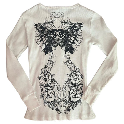 2000s Aesthetic Goth Longsleeve