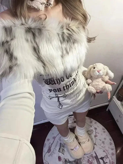 Fur Collar Longsleeve
