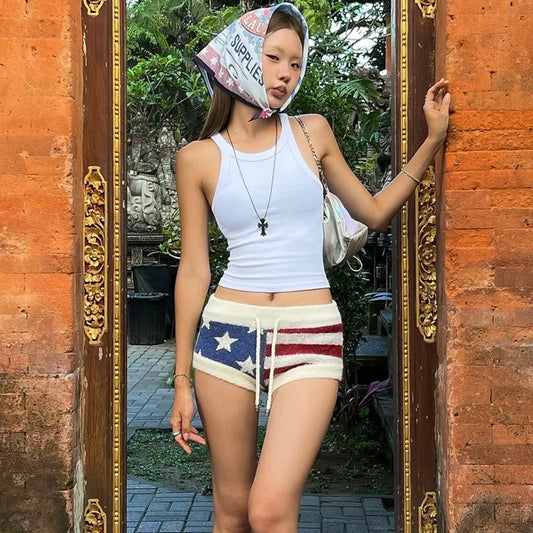 USA knit shorts