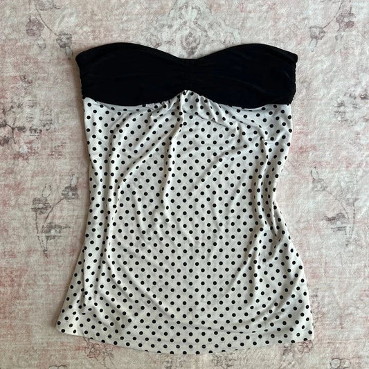 Polka Dot Women Tube Top