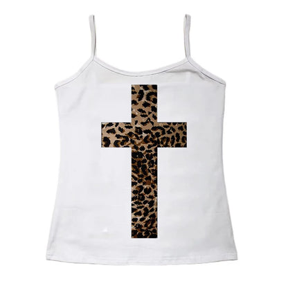 Cheetah cross tops