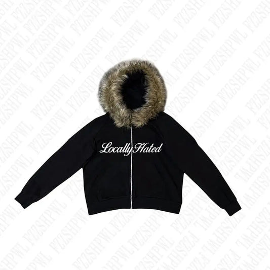 Locally hated fur hoodie