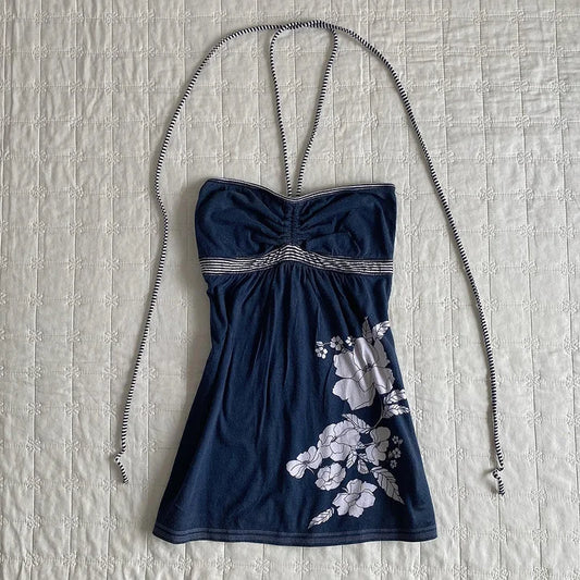 Summer  Flower halter / camis