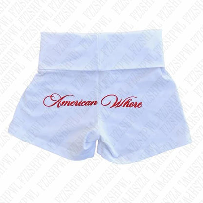 American whore shorts camo