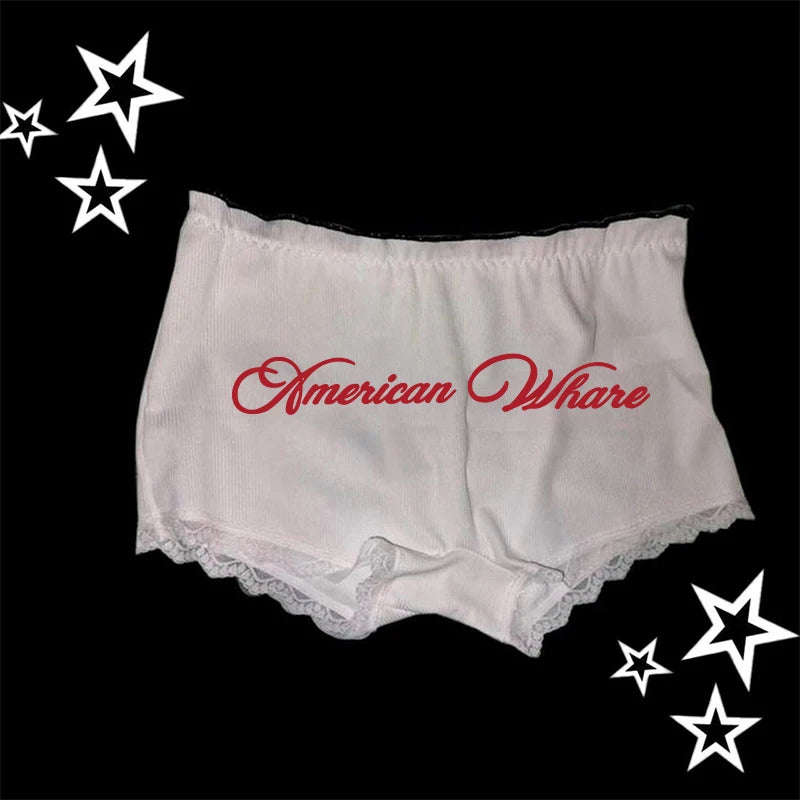 American whore shorts camo