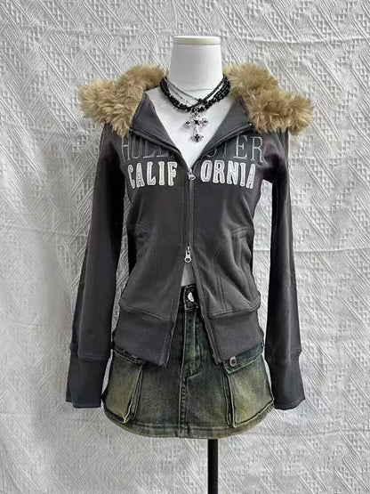 Megan fox fur hoodie