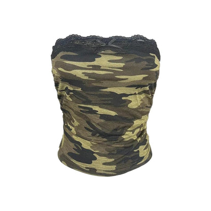 Low rise shorts camo