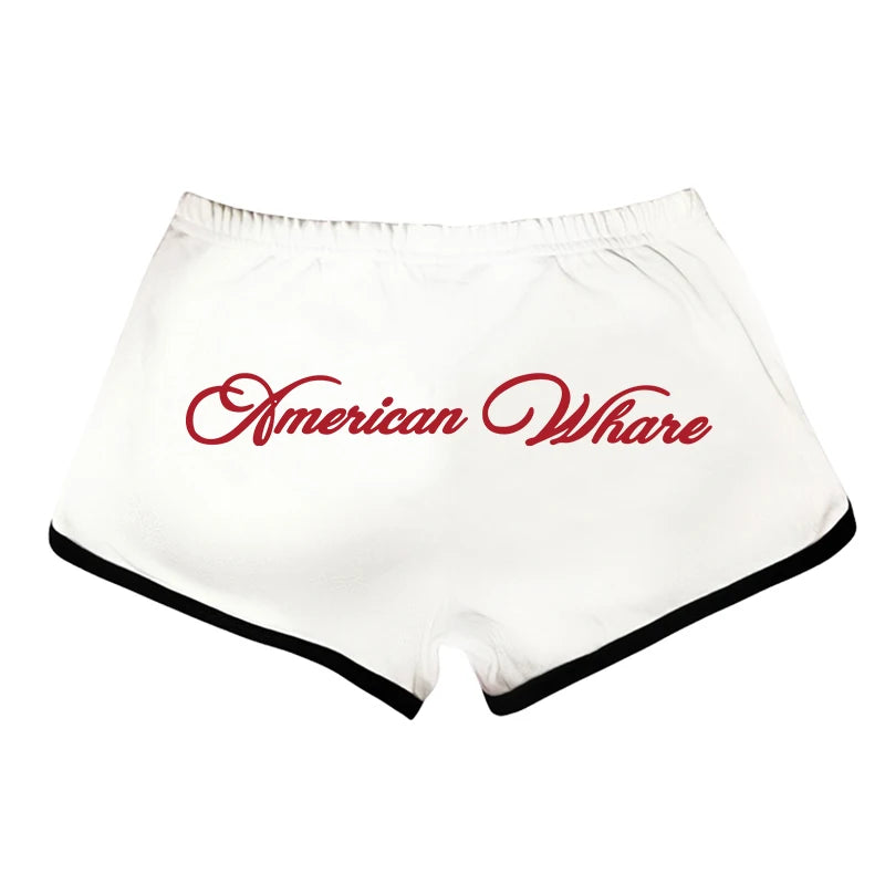 American whore shorts camo
