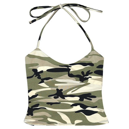 Low rise shorts camo