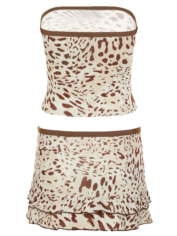 Leopard print Two Pieces