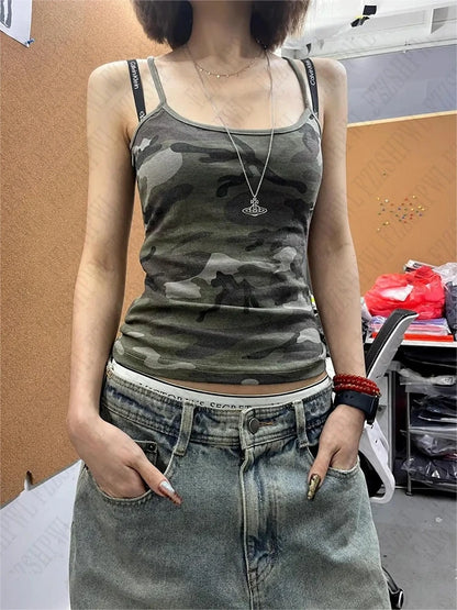 Low rise shorts camo