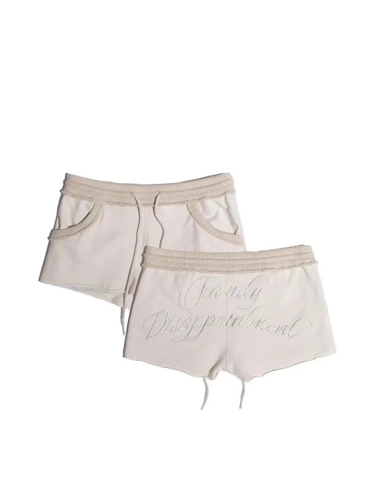 “Family disappointment” mid rise shorts