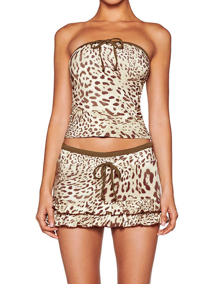 Leopard print Two Pieces